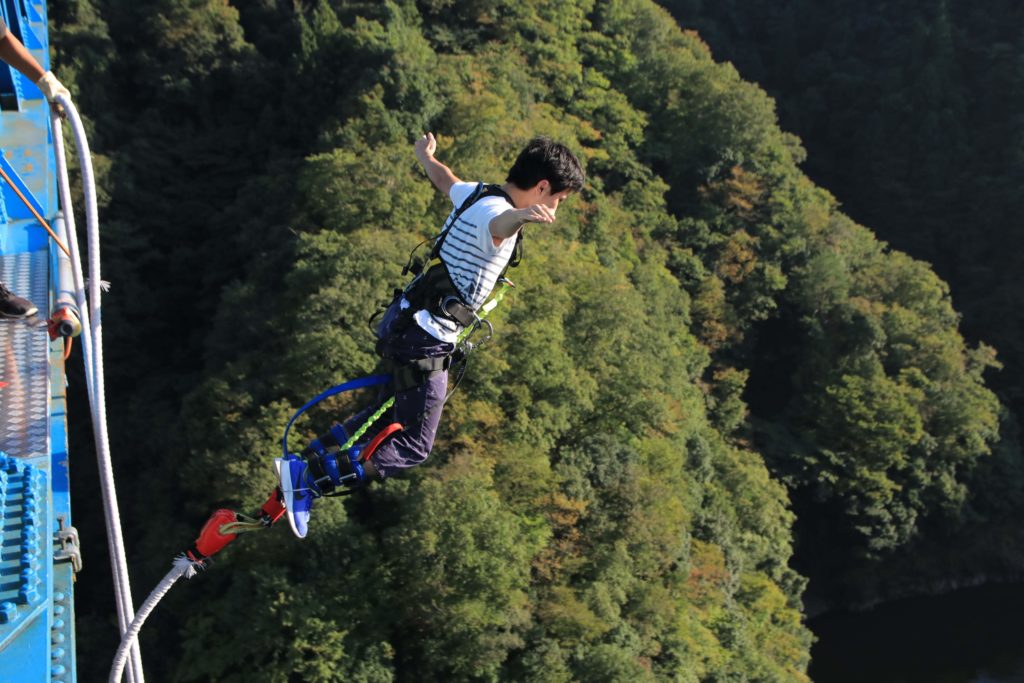 体験談 日本で2番目に高い竜神バンジーがシンプルに怖すぎました 感想記事 Free Steps